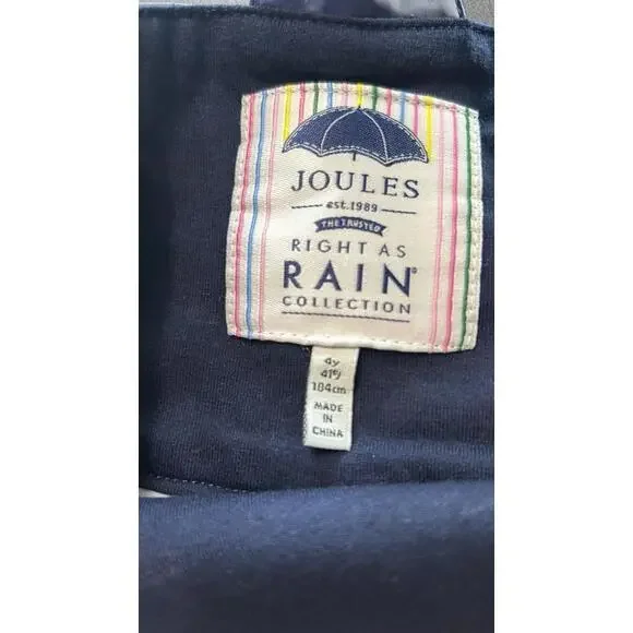 Joules Right as Rain Splashwell Kids Rain Dungarees Horse Print 4Y - Picture 2 of 3